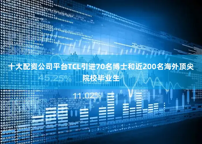 十大配资公司平台TCL引进70名博士和近200名海外顶尖院校毕业生